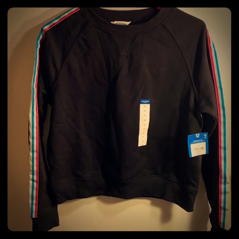 Black/rainbow color sweatshirt